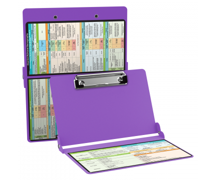 WhiteCoat Clipboard® - Lilac Ovarian/Adnexal Sonography Edition